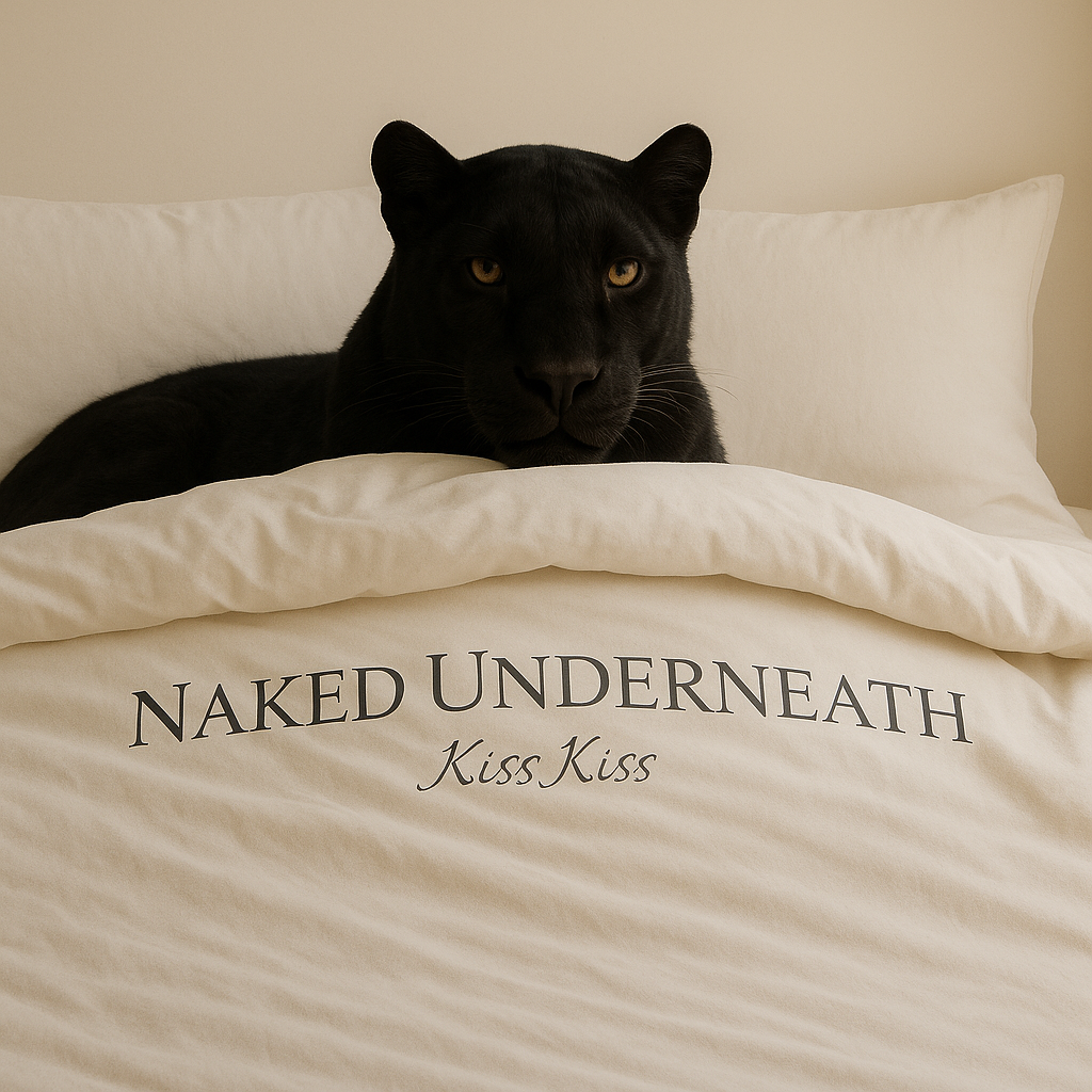 Naked underneath Tee